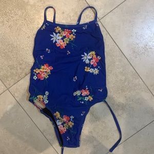 Patterned Jolyn Tie-back One-piece